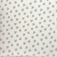 Флис набивка трикотаж листики